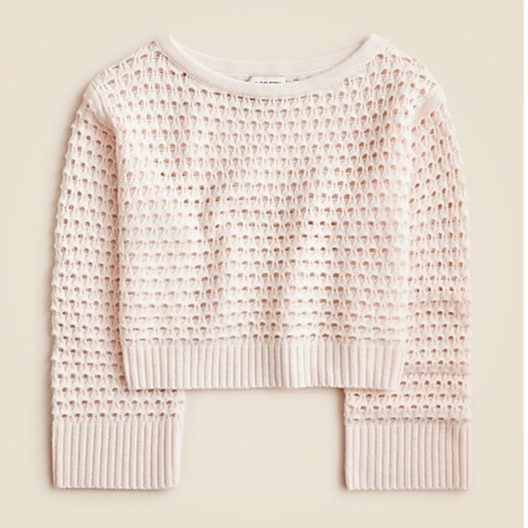 J. Crew Sweaters - Jcrew Cashmere pointelle boatneck sweater